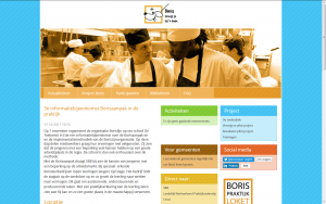 Screenshot website Borisbaan